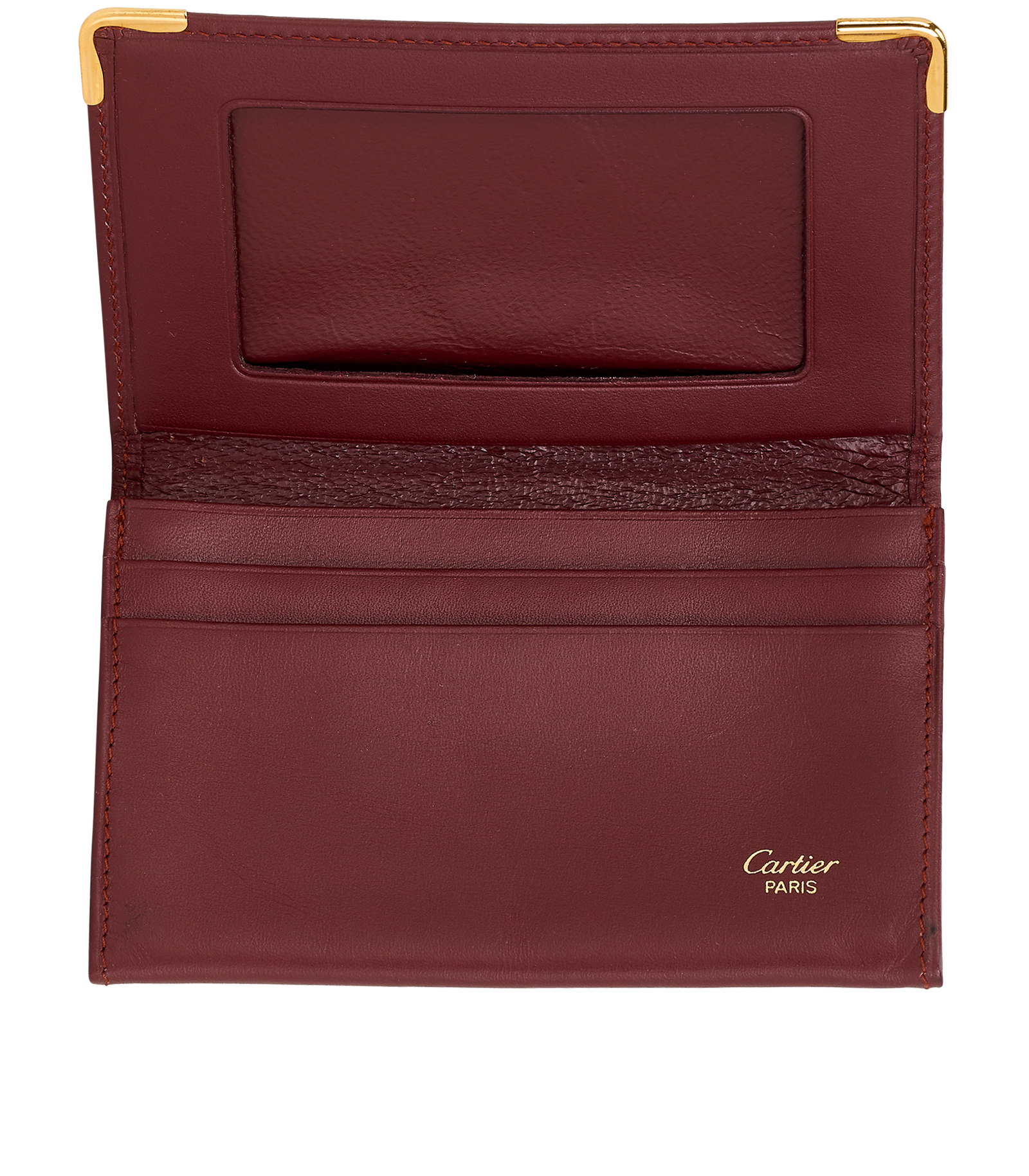 Cartier Les Must De Cartier Card Holder, &pound;150, Accessories, Red, Leather, Other view